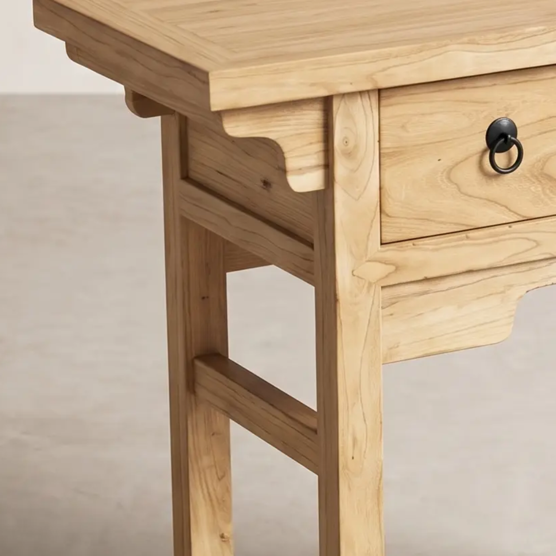 Bo Reclaimed Elm 2-Drawer Hall Table
