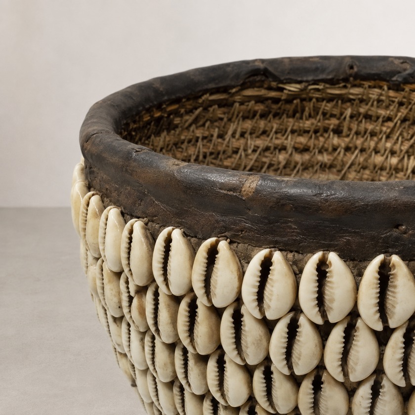 Vintage Hausa Shell Bowl