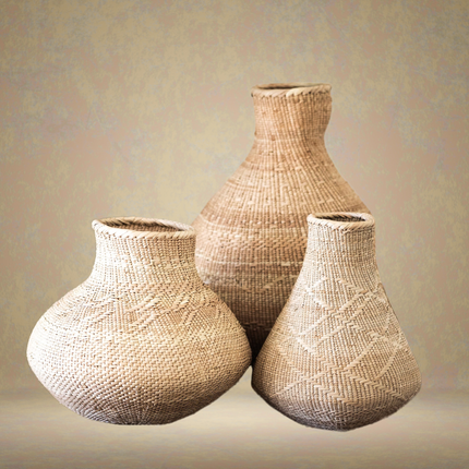 The Binga Basket Vessel - Natural