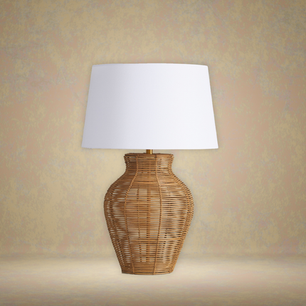 Casa Lamp Handwoven Rattan