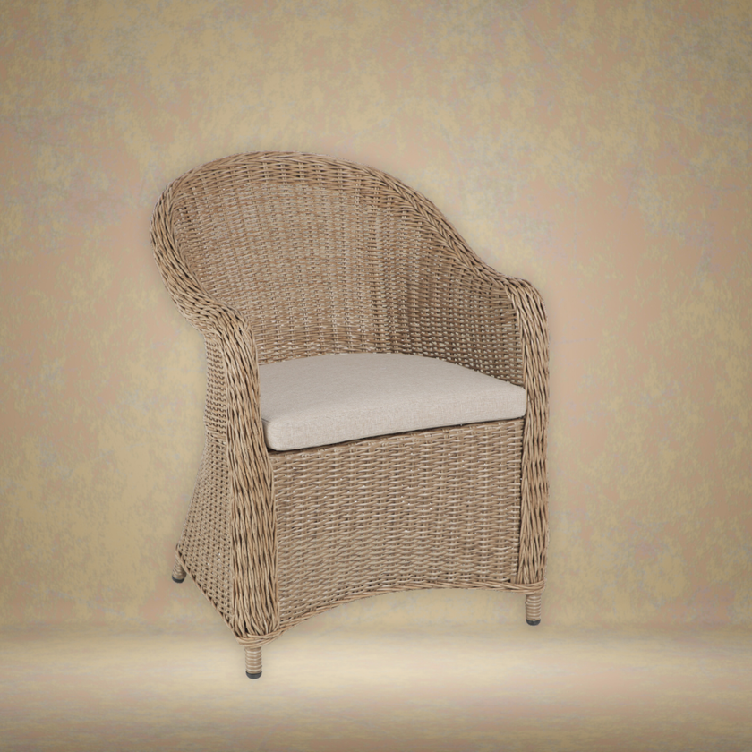 Catalina Outdoor Club Chair — Natural