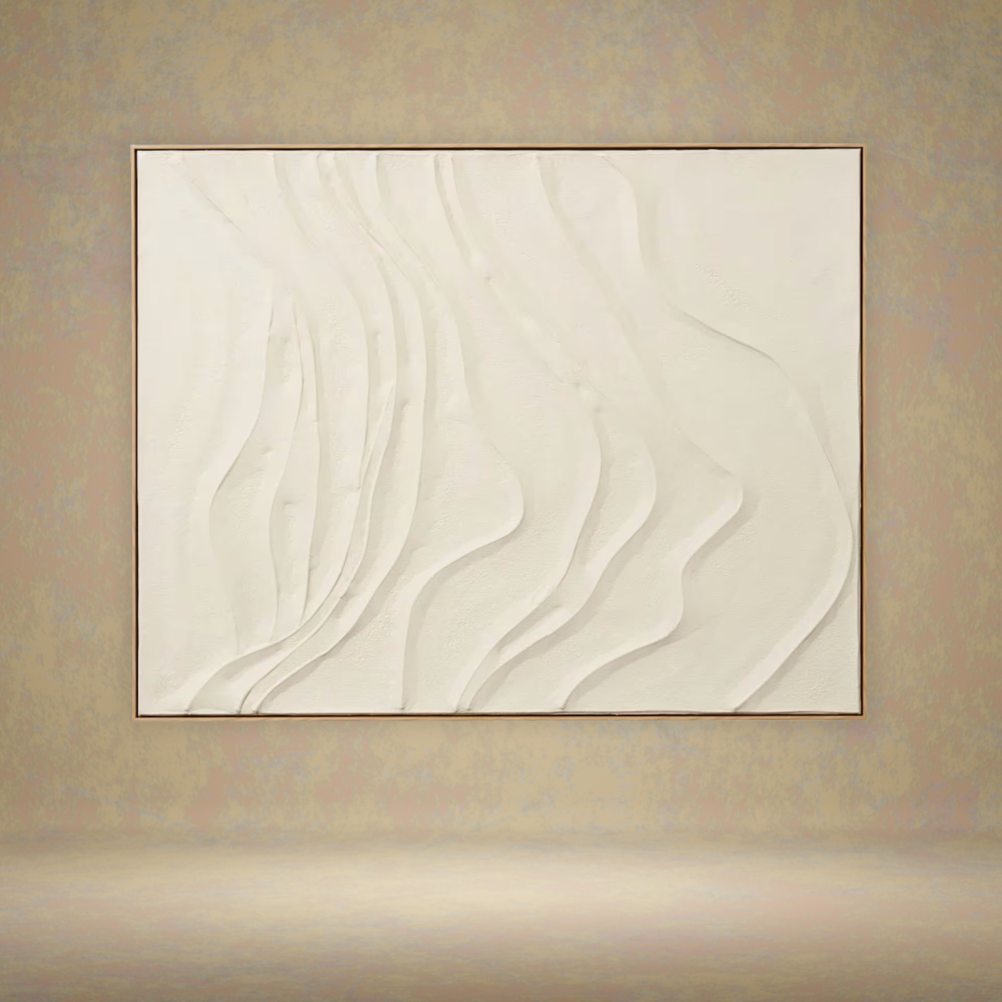 Wavy Hand Painted Wall Art