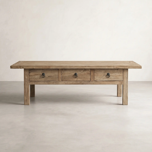 Leo Reclaimed Elm Coffee Table