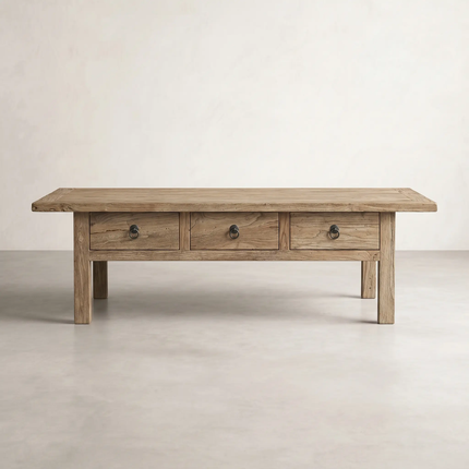 Leo Reclaimed Elm Coffee Table