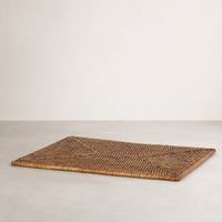Reed Rectangle Placemat Set/6 — Antique Brown