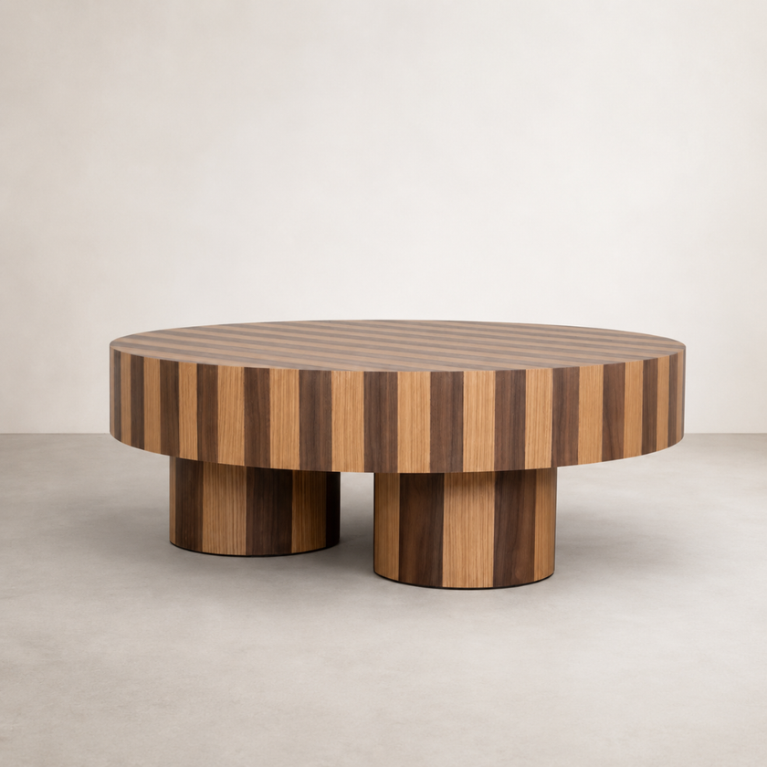 Strand Coffee Table — Two Tone Natural