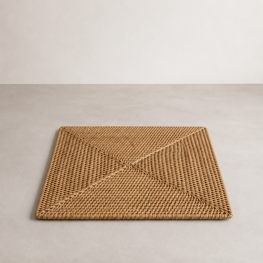 Reed Square Placemat Set/6 — Natural