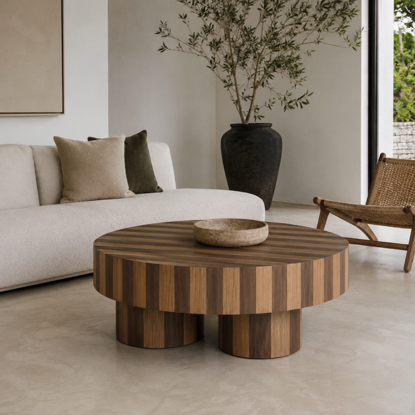 Strand Coffee Table — Two Tone Natural