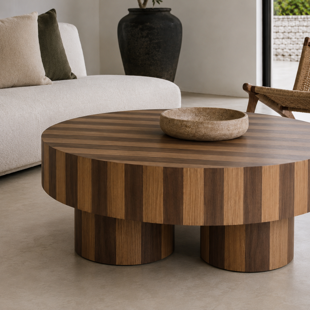 Strand Coffee Table — Two Tone Natural