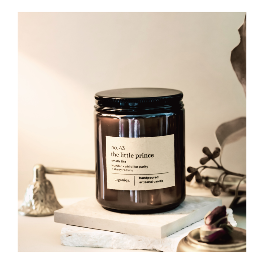 Nobela Literary Candle: “The Little Prince” – Lemongrass & Rose (225g)