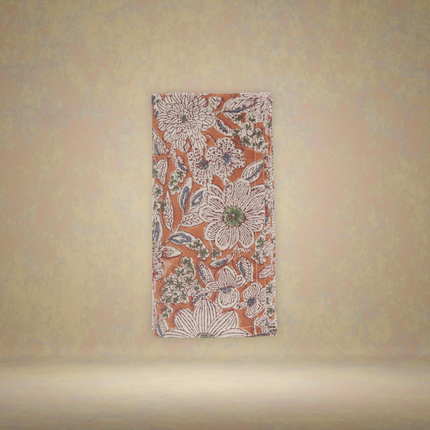 Blooming Napkin Set (4) — Persimmon Pure Linen