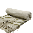 Retreat Throw — Light Sage Pure Linen
