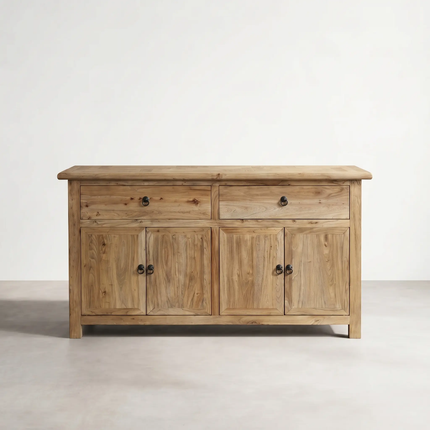 Cinquant Reclaimed Elm 2-Drawer 4-Door Sideboard