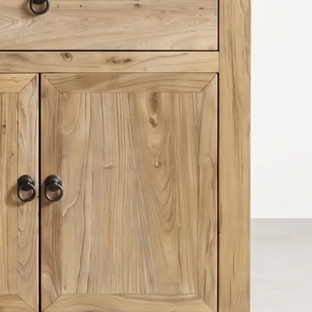 Cinquant Reclaimed Elm 2-Drawer 4-Door Sideboard