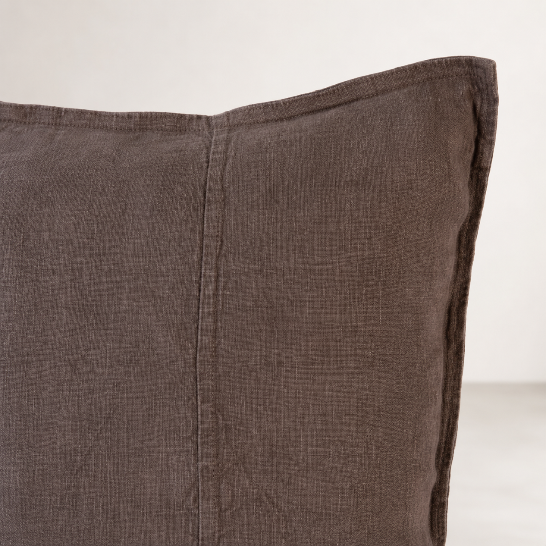 Luca Linen Cushion - Mink