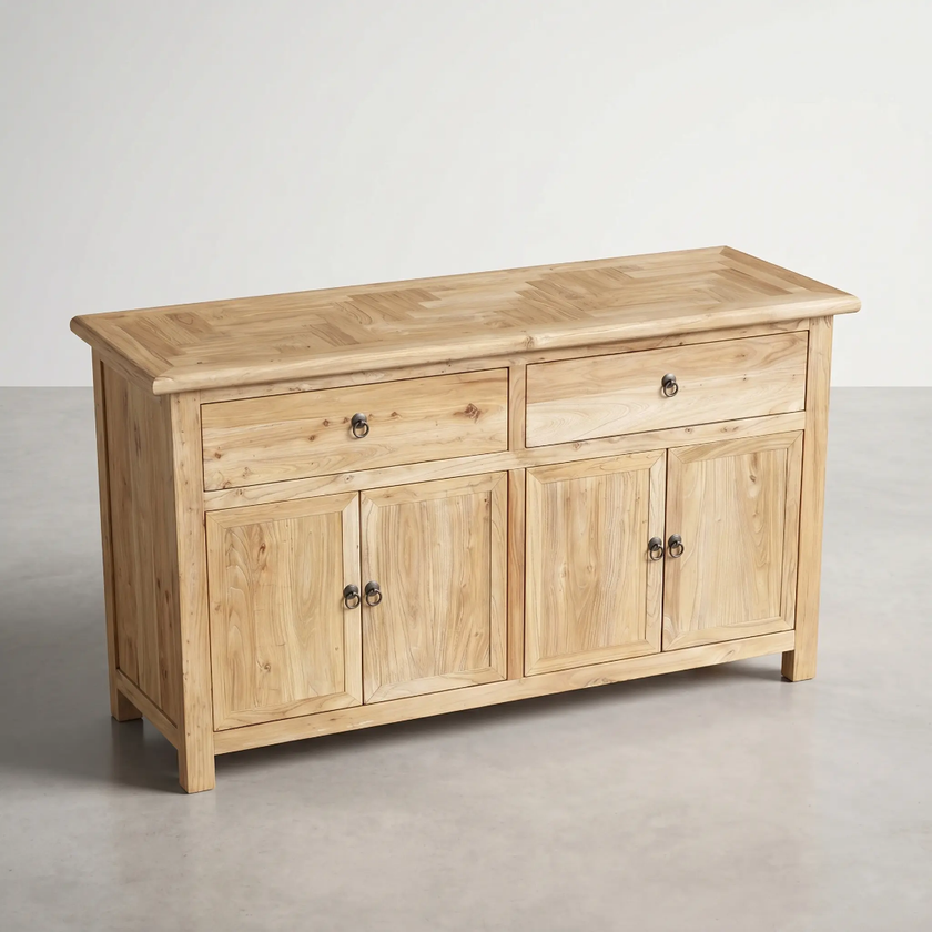 Cinquant Reclaimed Elm 2-Drawer 4-Door Sideboard