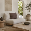 Luca Linen Cushion - Mink