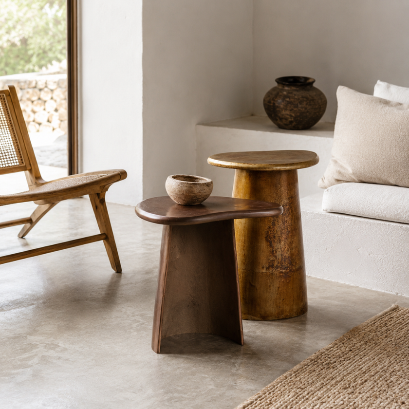 Rockpool Nesting Table Oil Brass
