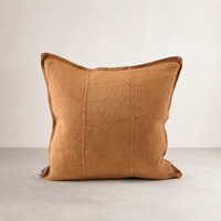 Luca Linen Cushion - Nutmeg