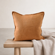 Luca Linen Cushion - Nutmeg