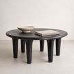 Mesa Coffee Table — gently domed surface worked uneven by hand