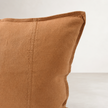 Luca Linen Cushion - Nutmeg