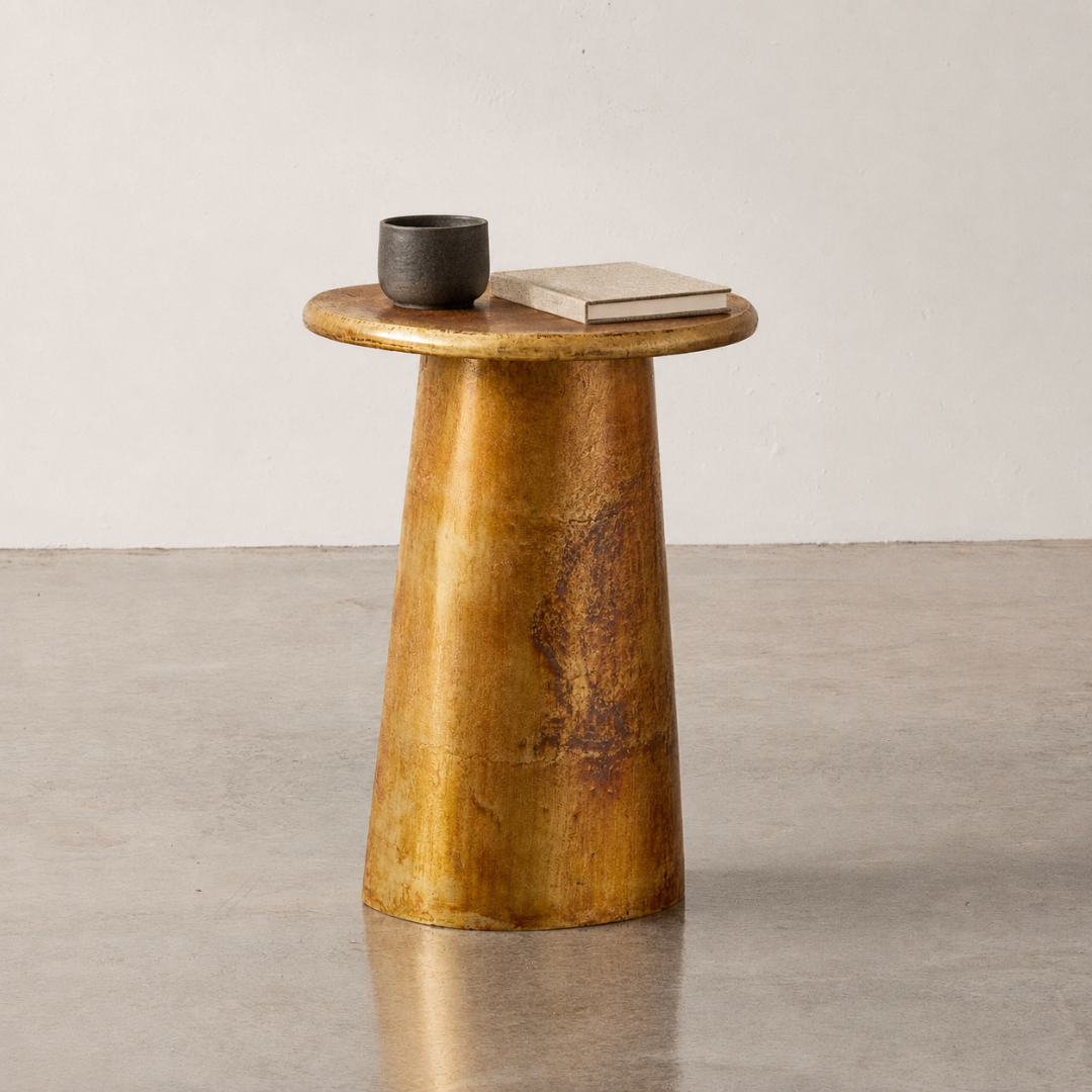 Rockpool Nesting Table Vintage Brass