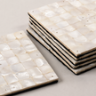 Mother of Pearl Coaster Set/6