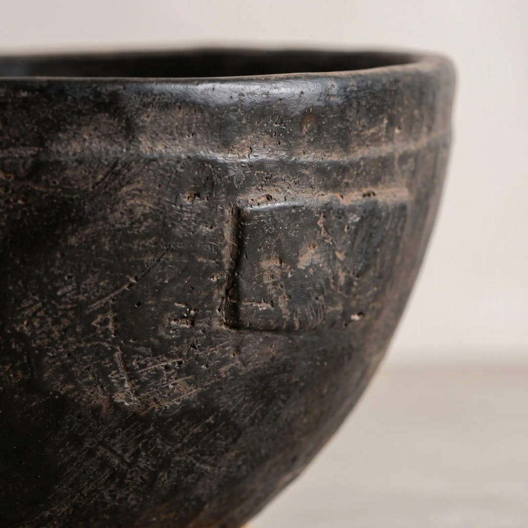 authentic african etched bowl ethical