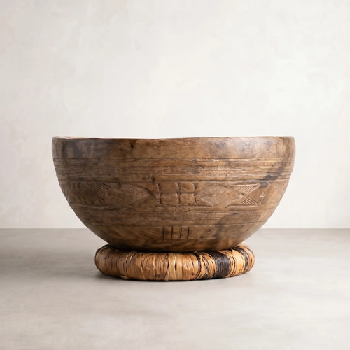 Authentic Toureg Bowl — Fine Etching