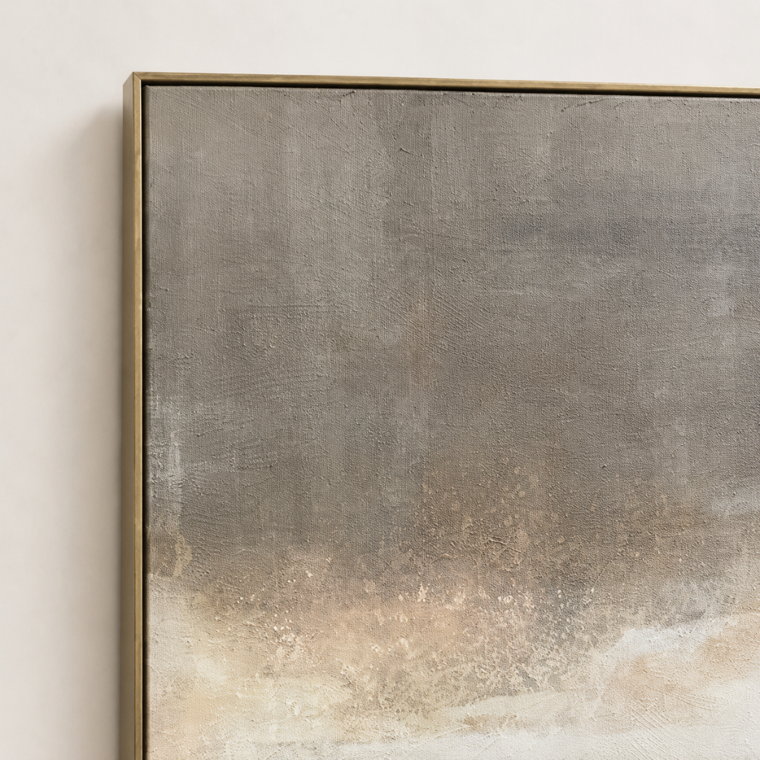 Bruma Canvas Wall Art — large 140cm canvas anchoring a wall on its own