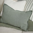 Luca Linen Cushion - Pistachio