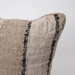Retreat Linen Cushion — striped cushion with a slightly rough, tactile weave