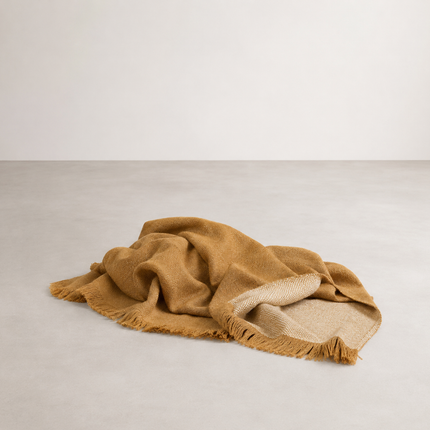 Faro Throw - Toffee