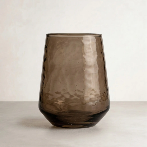 hammered glass smoke tumbler