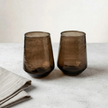 hammered glass smoke tumbler
