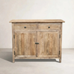 elm 2 drawer 2 door cabinet