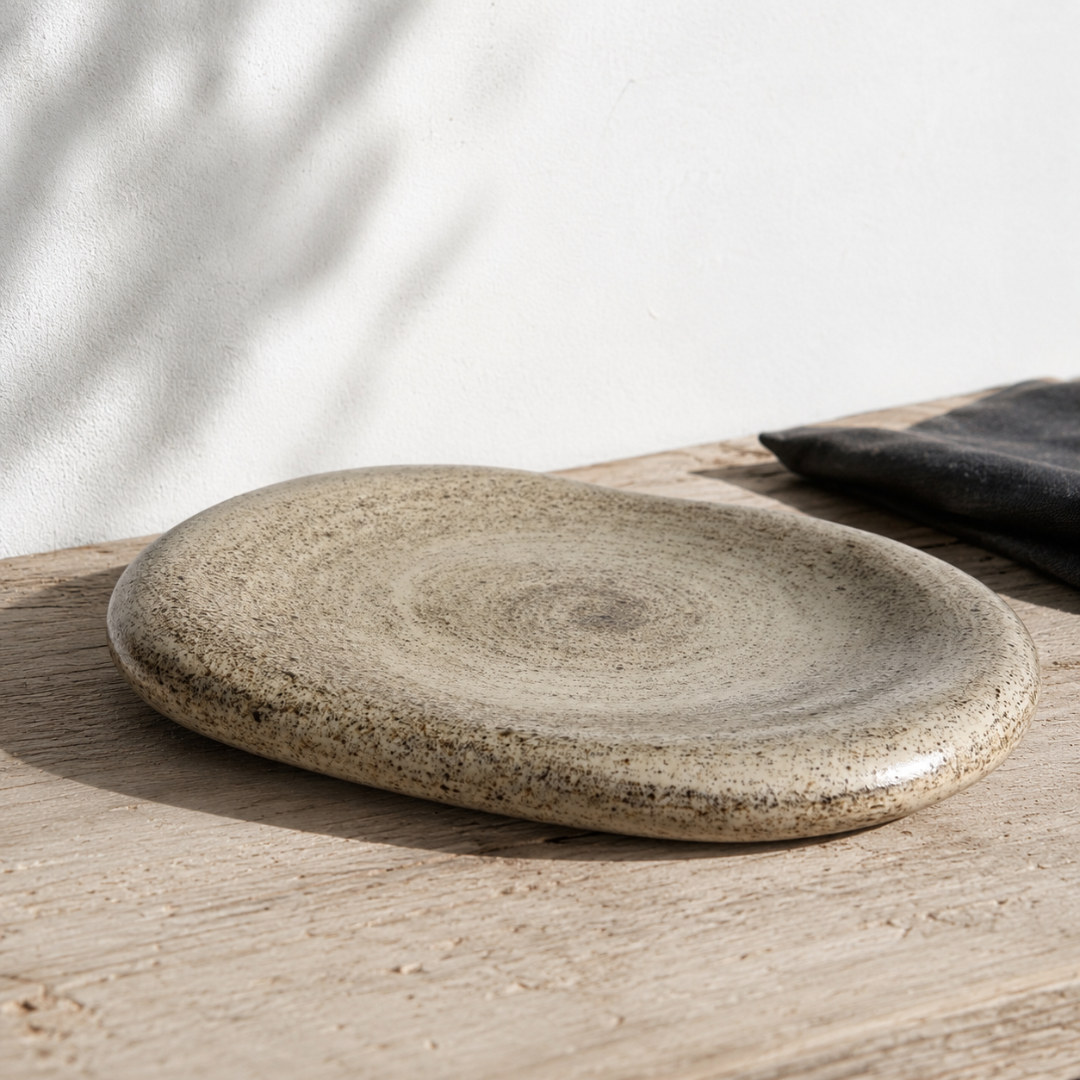 Indonesian River Stone Platter