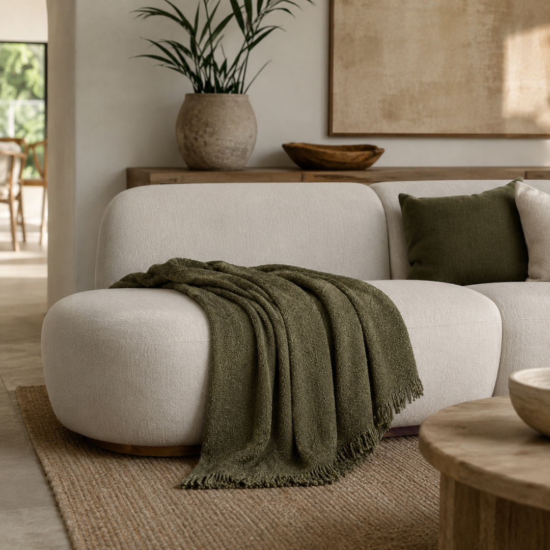 olive throw