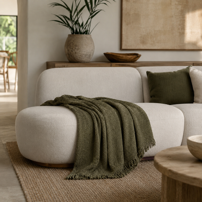 olive throw