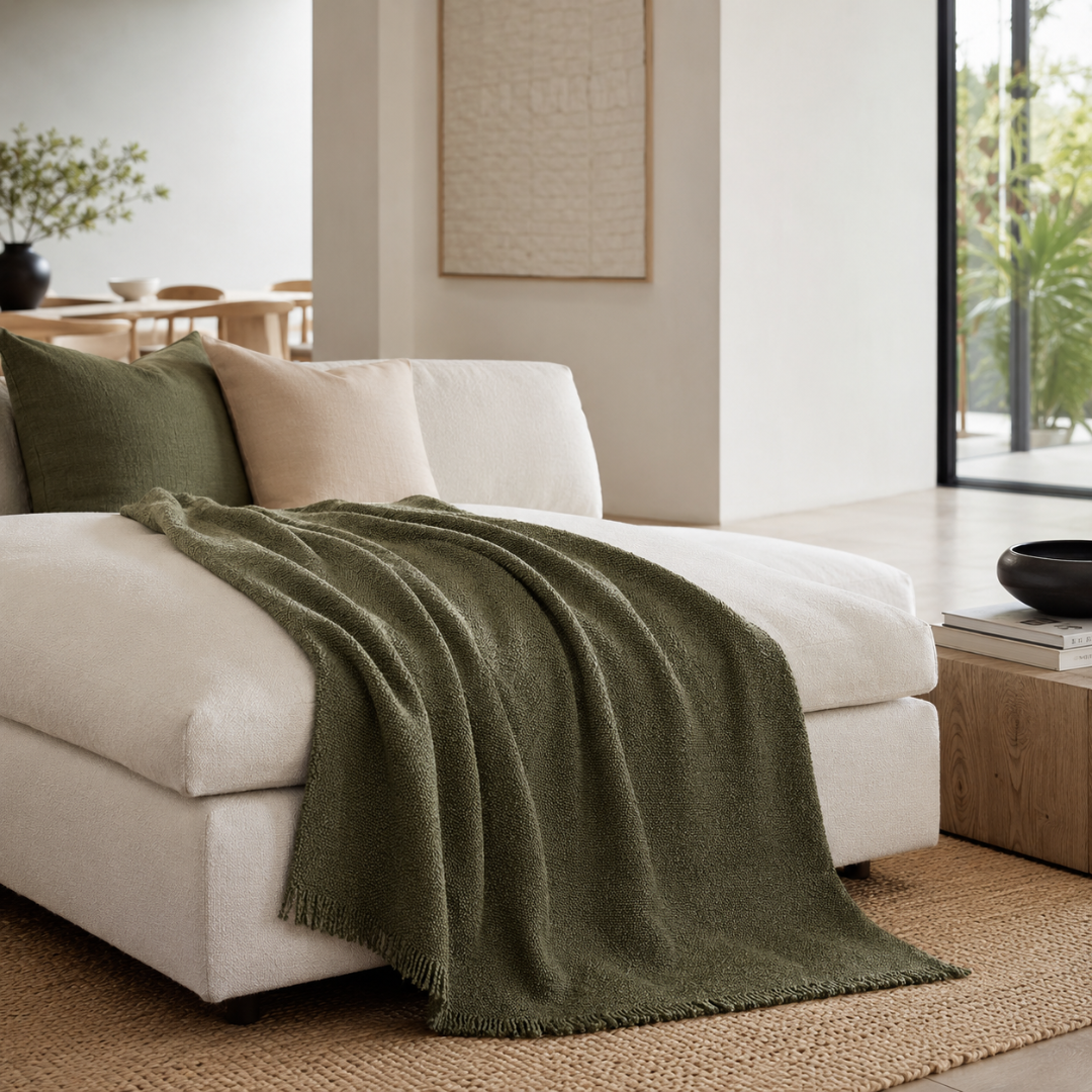 olive throw