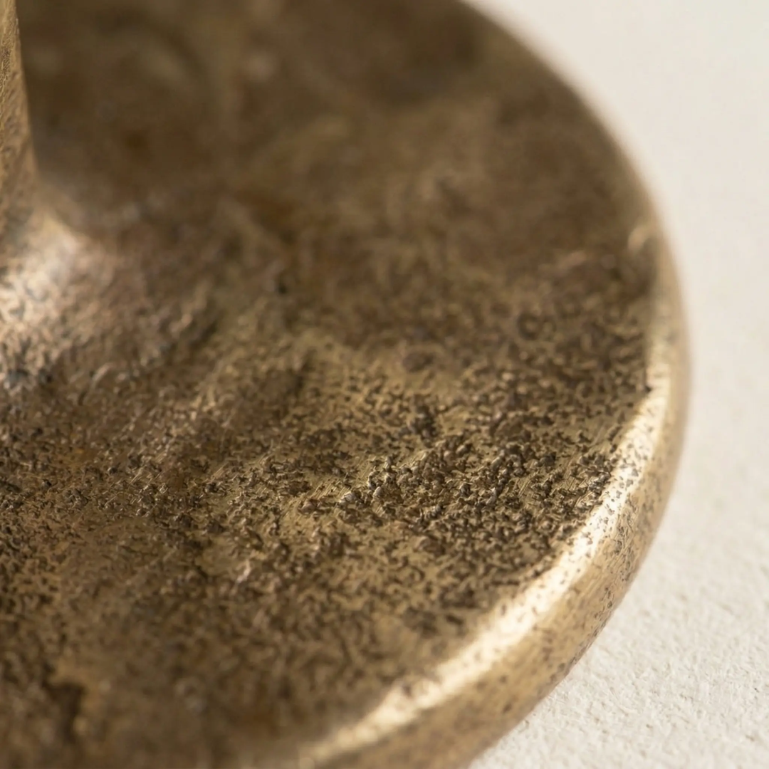 brass candlestands handforged artisan