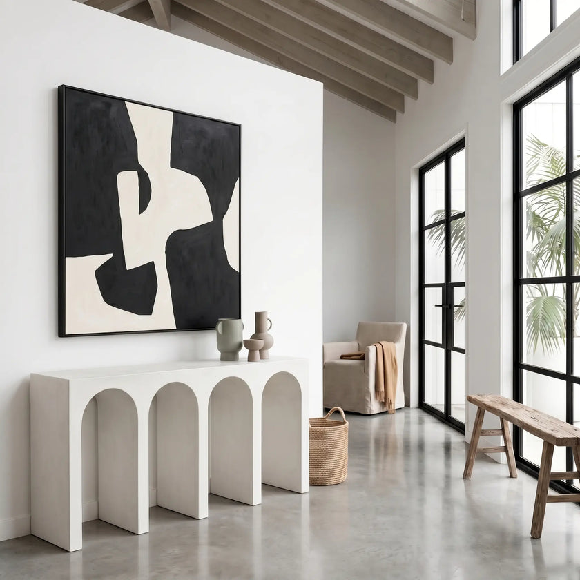 Alba Plaster Console