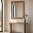 Anda Wall Mirror — natural unstained grain showing through the frame