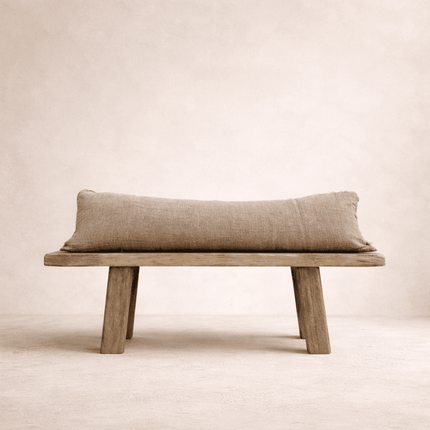 Angaston Handloomed Cushion Cover — Natural | Coastalis Living + Design