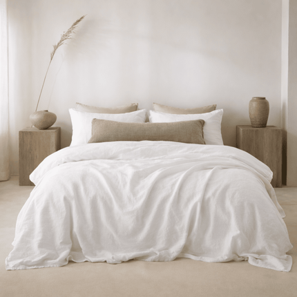 Angaston Handloomed Cushion Cover — Natural | Coastalis Living + Design