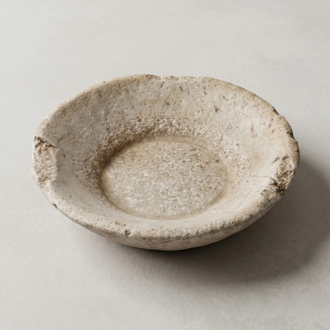 Vintage Marble Bowl Large