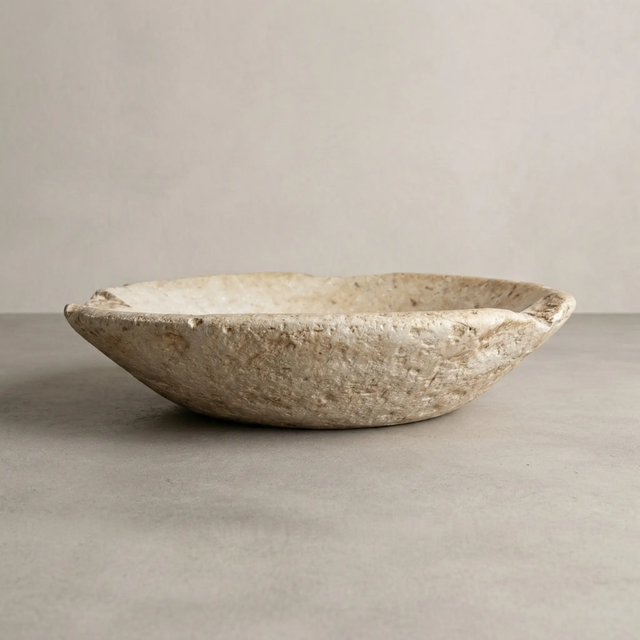 Vintage Marble Bowl Large