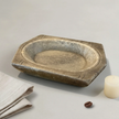 Reclaimed Stone Mortar — interior worn glassy-smooth from decades of use