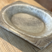 Reclaimed Stone Mortar — vintage soapstone kharal from rural Northern India